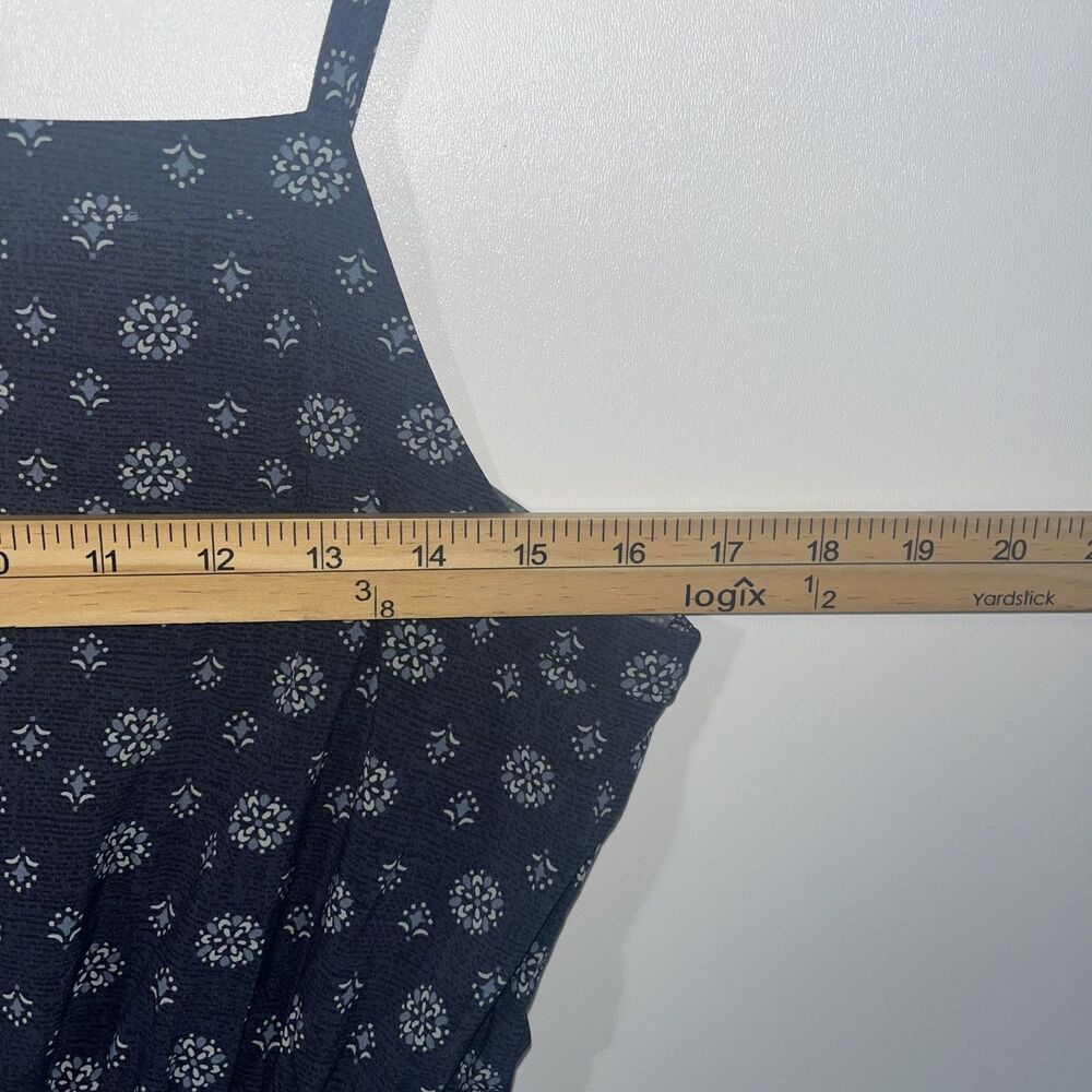 Toad & Co Athletic Tank Dress Navy Flowy Athleisure Hiking Pickleball Comfort M - Picture 4 of 8